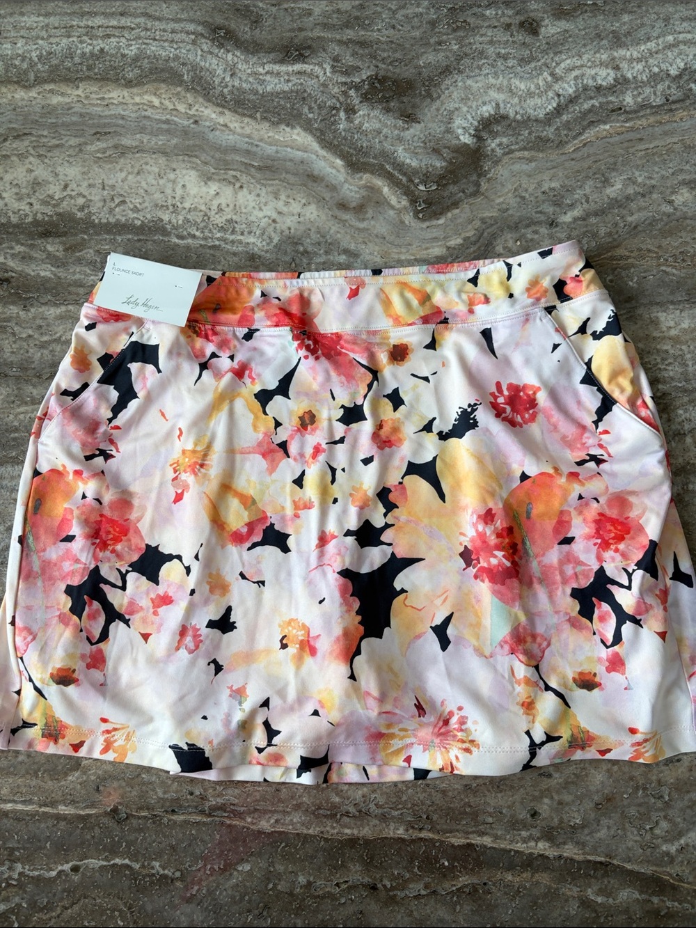 Lady Hagen Flounce Skort NWT, Large